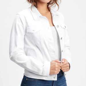 GAP White Denim Jacket Large NEW